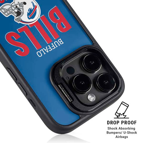 NFL Buffalo Bills Helmet iPhone 15 Pro Kickstand Case